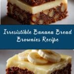 Easy Banana Bread Brownies Recipe