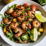 Spicy Grilled Shrimp Salad with Jalapeño Lime Vinaigrette
