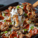 Low Carb Pizza Casserole