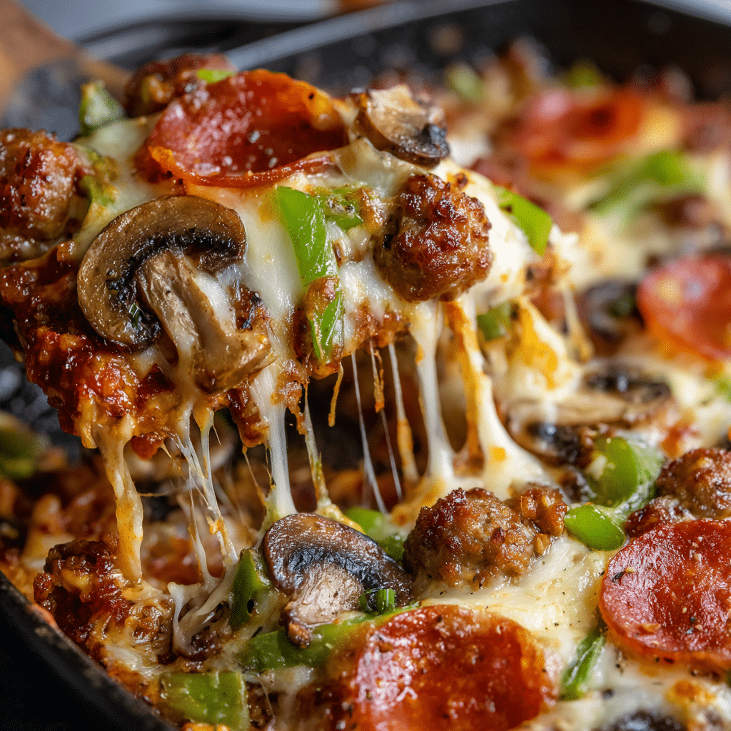 Low Carb Pizza Casserole