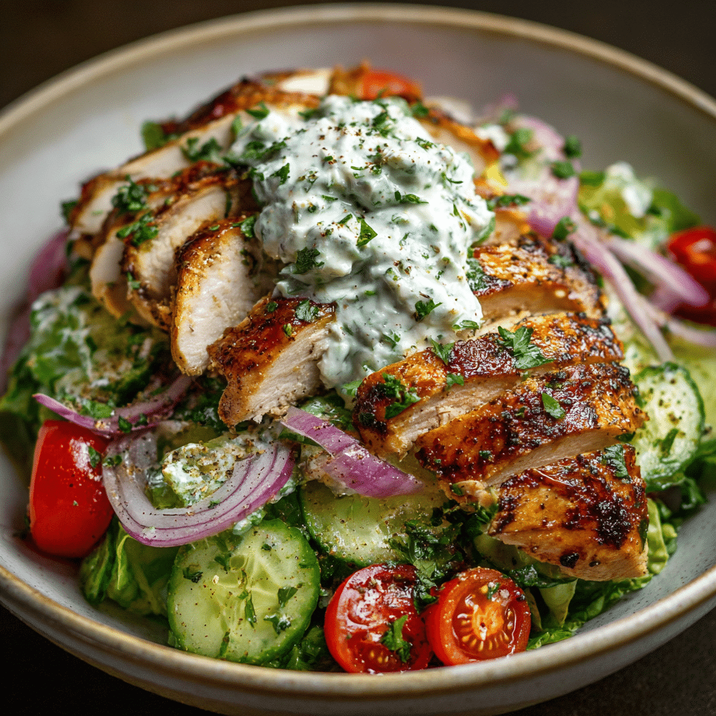 Tatziki Chicken Salad