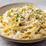One-Pot Greek Yogurt Alfredo Pasta (Creamy & Healthy)
