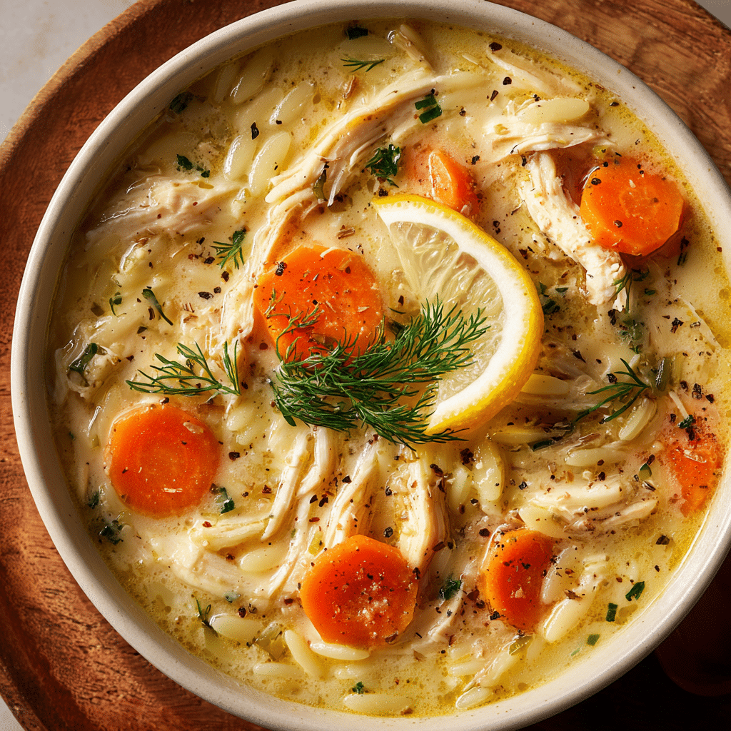 Greek Lemon Chicken Soup