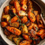 Roasted Sweet Potatoes & Carrots