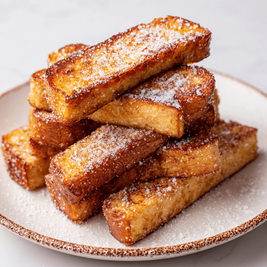 Air Fryer Cinnamon Sugar French Toast Sticks