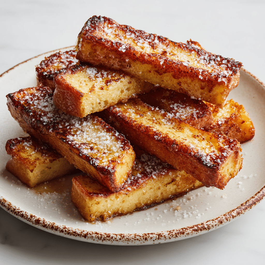 Air Fryer Cinnamon Sugar French Toast Sticks