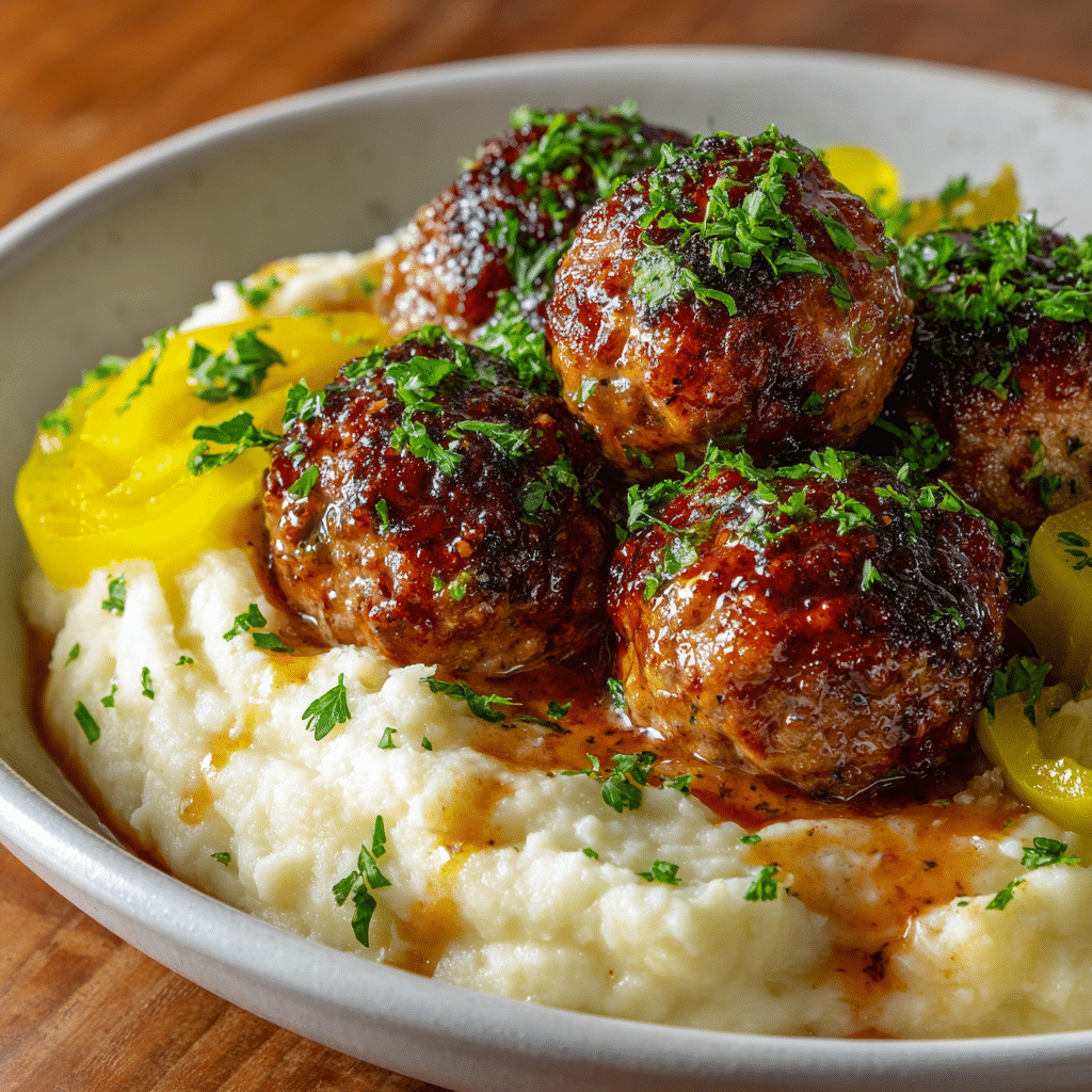 Crockpot Mississippi Meatballs