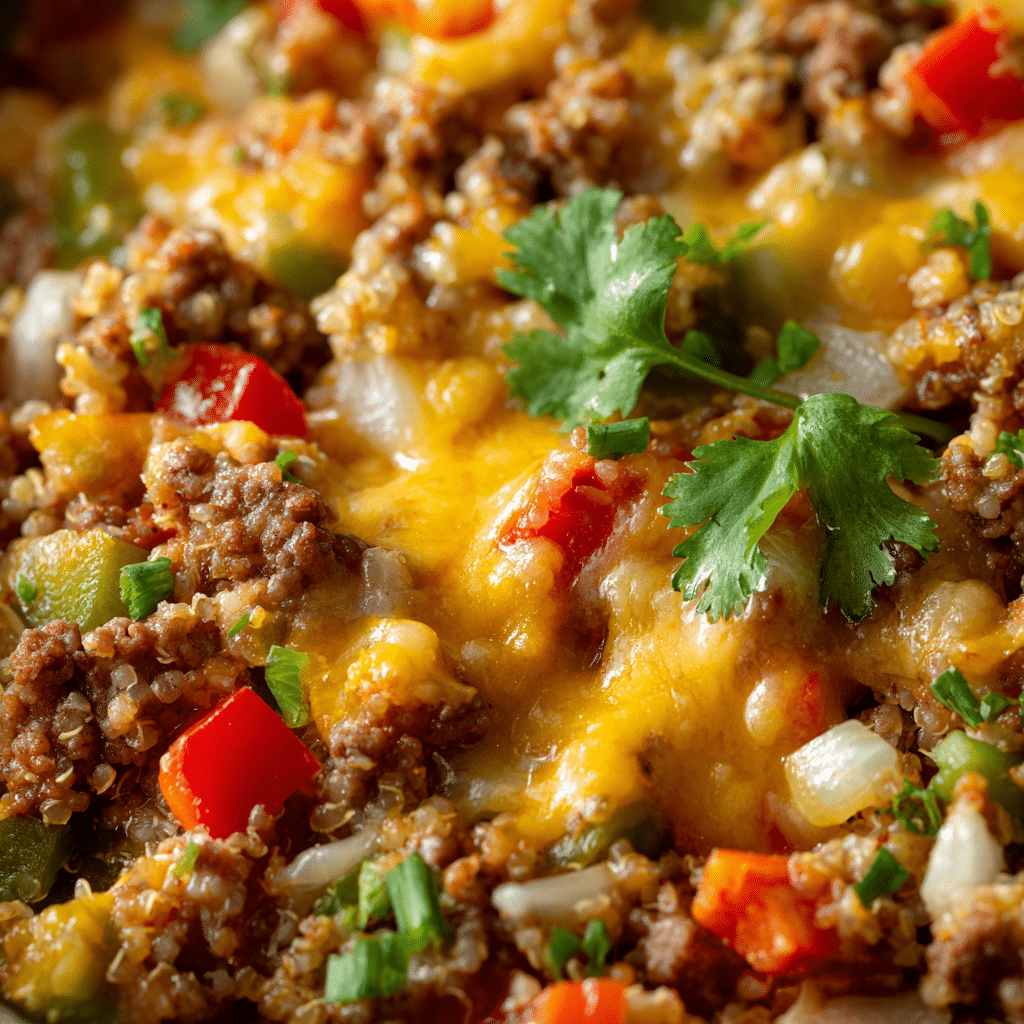 Cheesy Taco Ground Beef & Cauliflower Rice