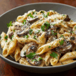 Garlic Mushroom Pasta
