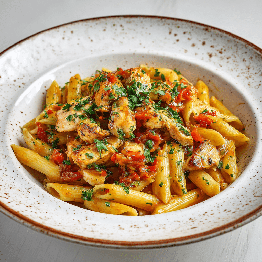 Creamy Chicken Penne Arrabbiata