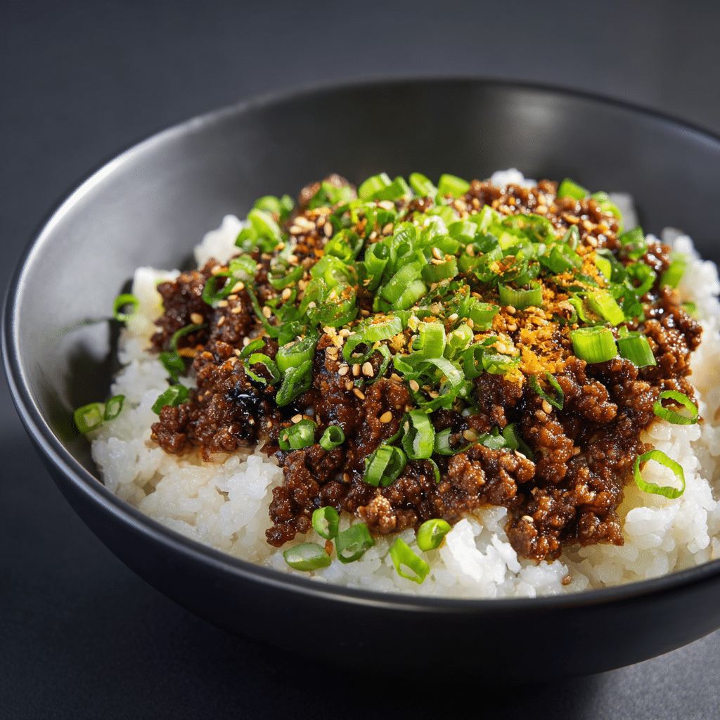 Delicious Korean Ground Beef Bowl
