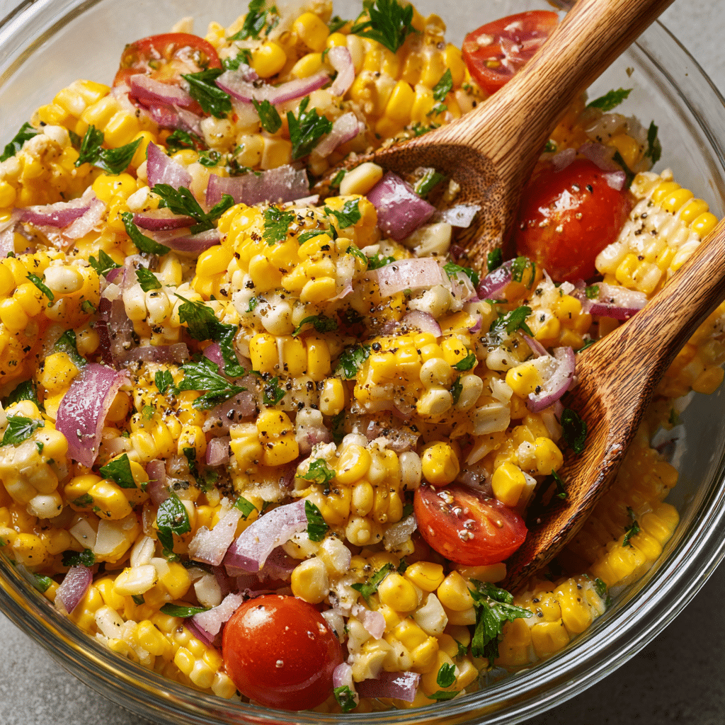 Fresh Corn Salad with Tomatoes