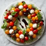 Caprese Christmas Wreath