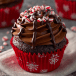 Peppermint Mocha Chocolate Cupcakes by Baker by Nature
