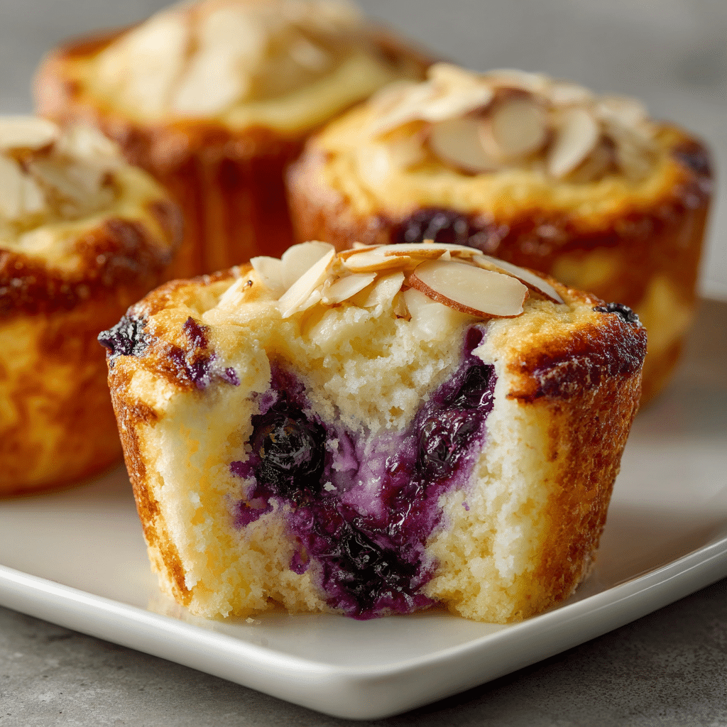 Keto Blueberry Cream Cheese Muffins