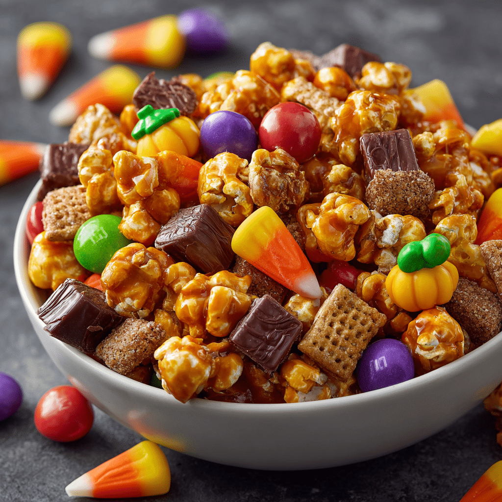 Scarecrow Halloween Snack Mix
