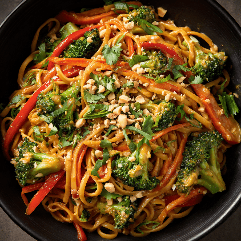 Easy Peanut Noodle Stir Fry (20-Minutes)