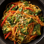 Easy Peanut Noodle Stir Fry (20-Minutes)