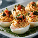 Smoked Salmon Deviled Eggs