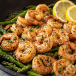 Lemon Garlic Shrimp and Asparagus