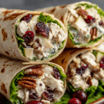 Healthy Chicken Apple Salad Wraps