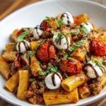 Caprese Pasta with Italian Sausage (30-Minutes)