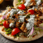 Easy Greek Chicken Gyros with Tzatziki (30-Minutes)