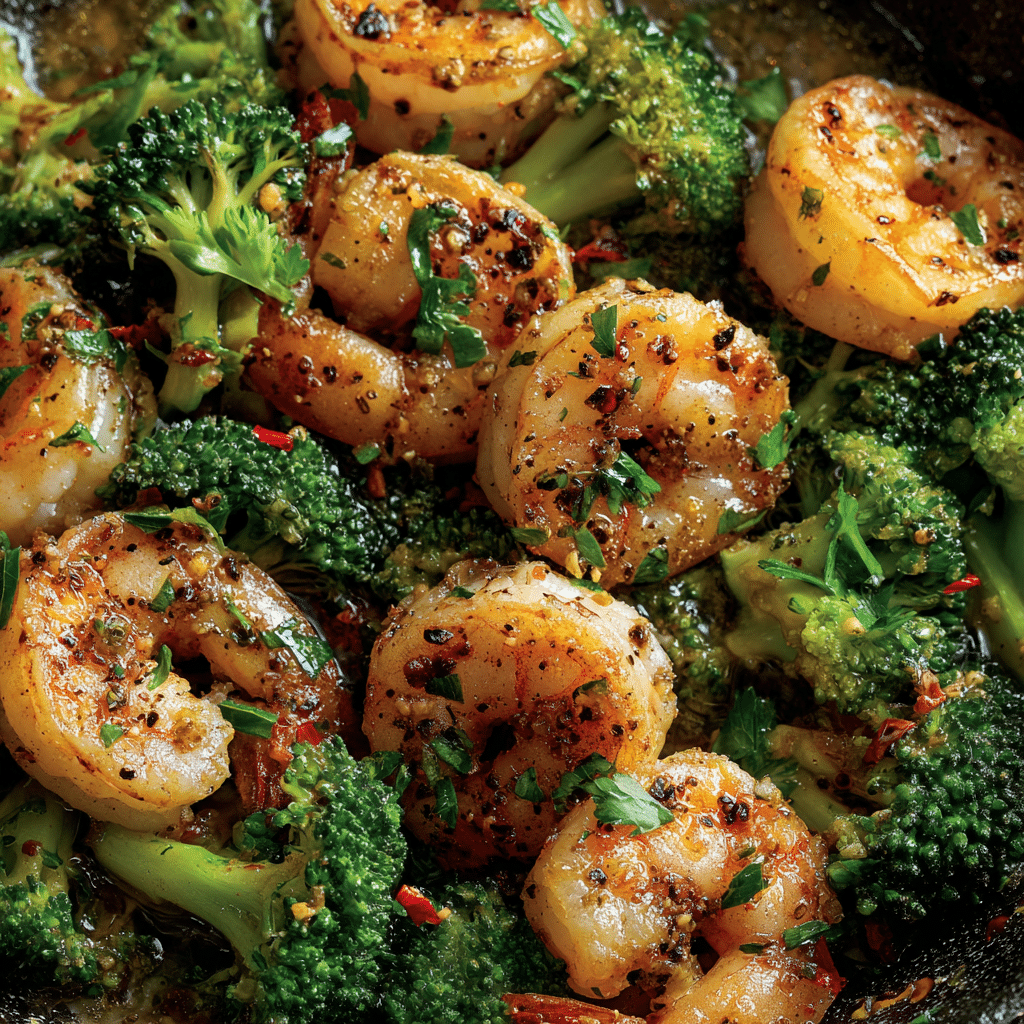 Garlic Butter Shrimp and Broccoli (One-Pan)