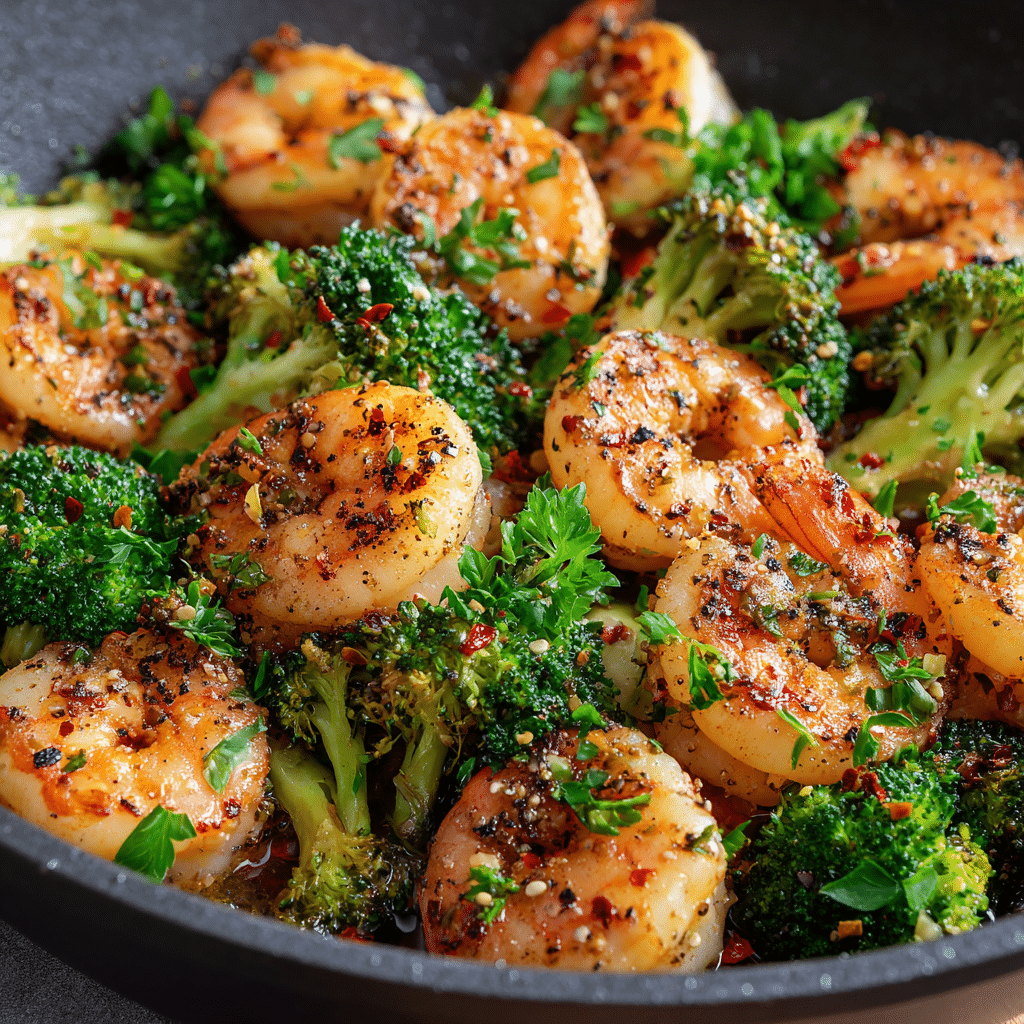 Garlic Butter Shrimp and Broccoli (One-Pan)