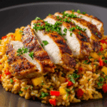 Easy Cajun Chicken and Rice Recipe (40-Minutes)