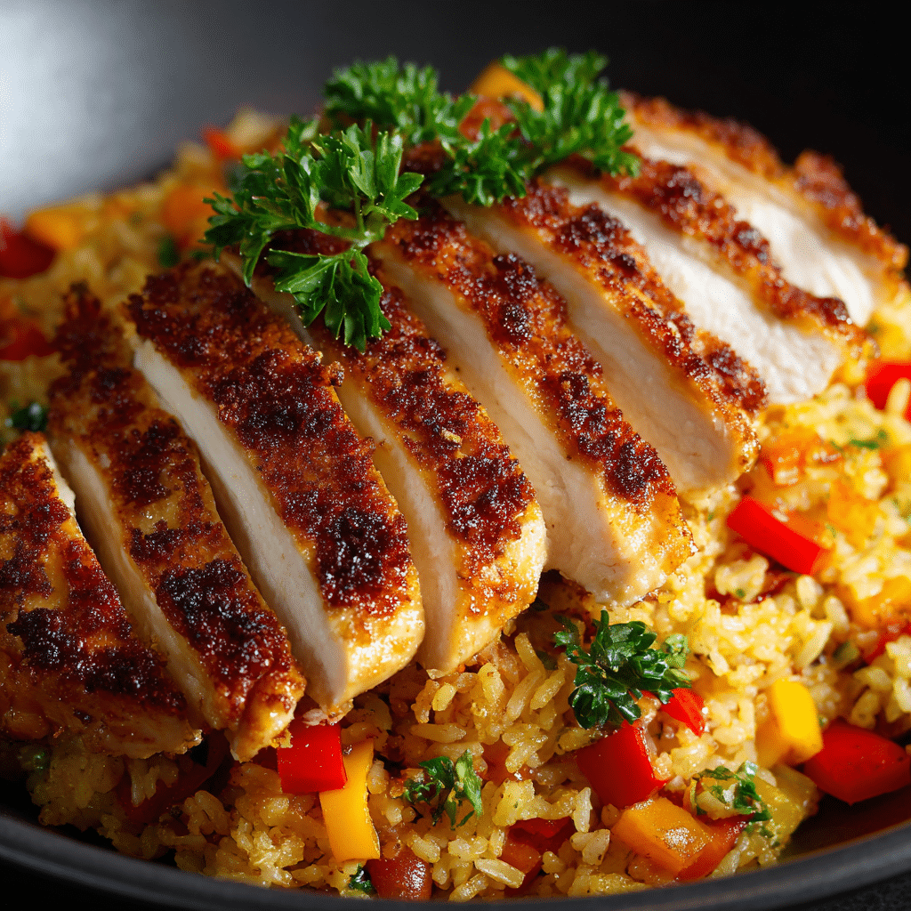 Easy Cajun Chicken and Rice Recipe (40-Minutes)