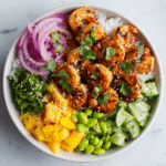 Shrimp Avocado Mango Bowl