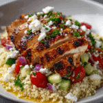 Easy Chicken Couscous Salad