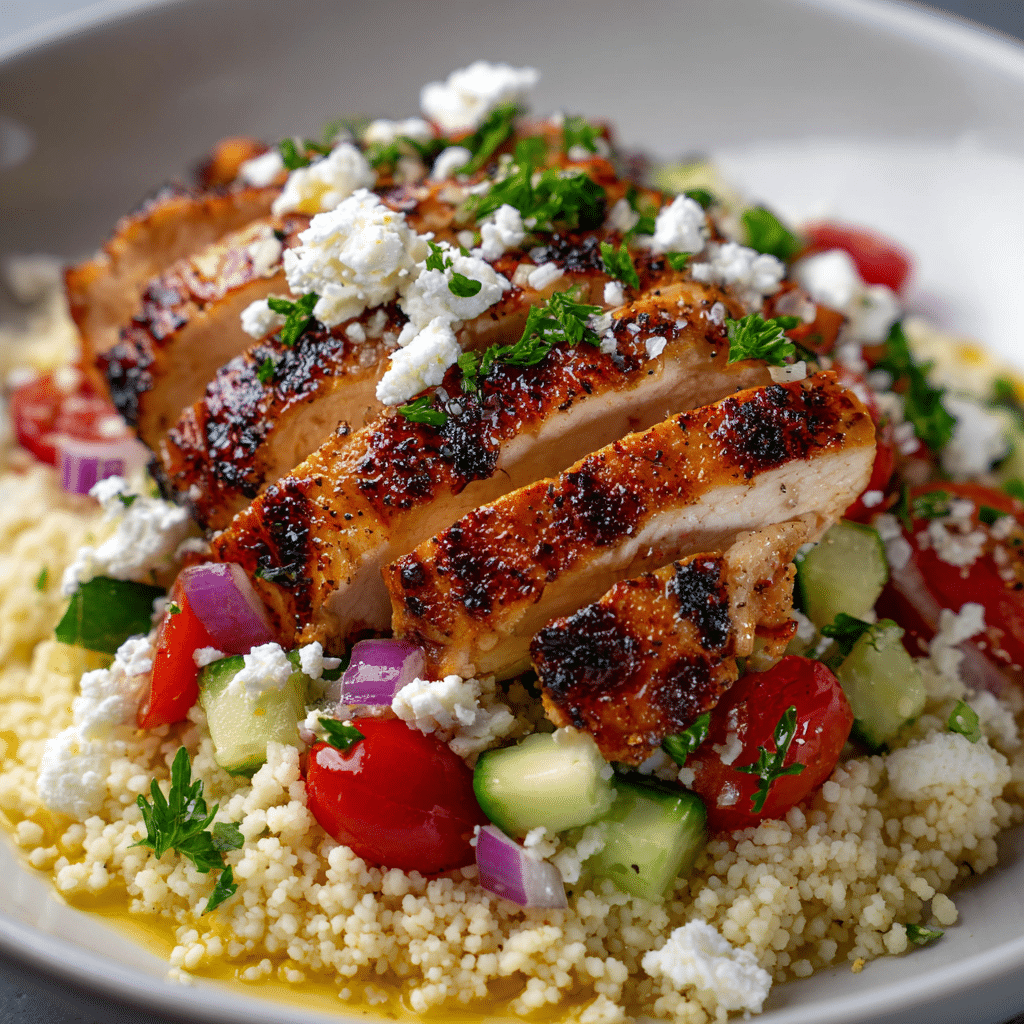 Easy Chicken Couscous Salad