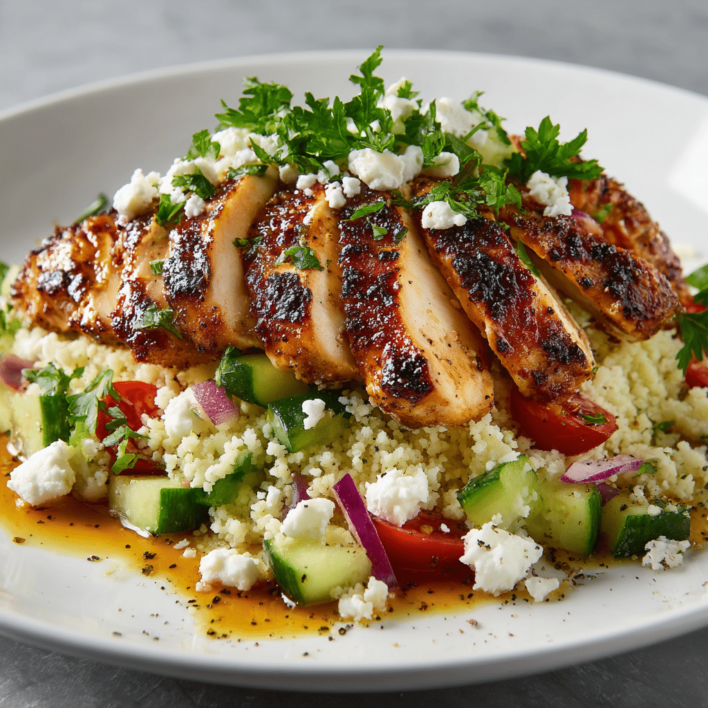 Easy Chicken Couscous Salad