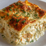 Garlic Butter Shrimp Scampi Lasagna Recipe