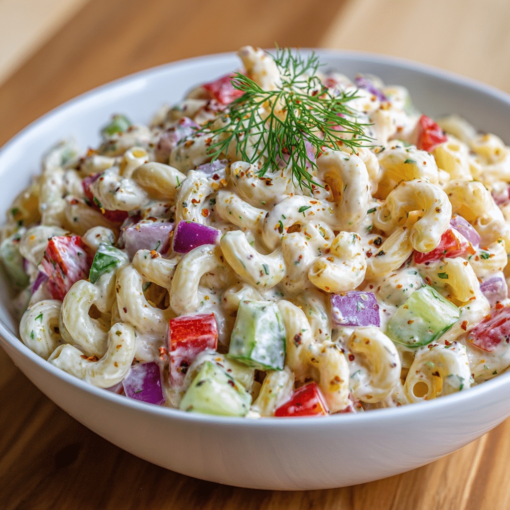Creamy Greek Yogurt Macaroni Salad