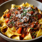 Healthy Slow Cooker Beef Ragu (Easy Weeknight Meal)