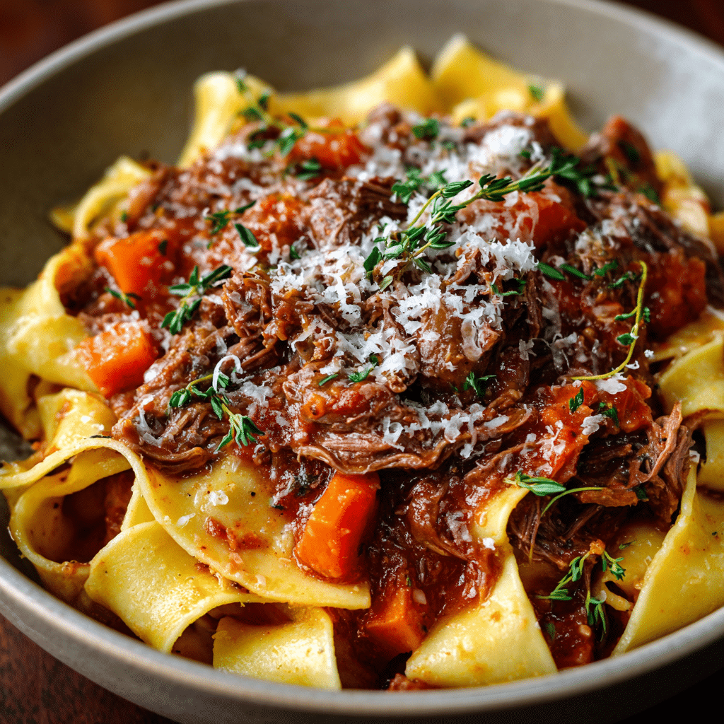 Healthy Slow Cooker Beef Ragu (Easy Weeknight Meal)