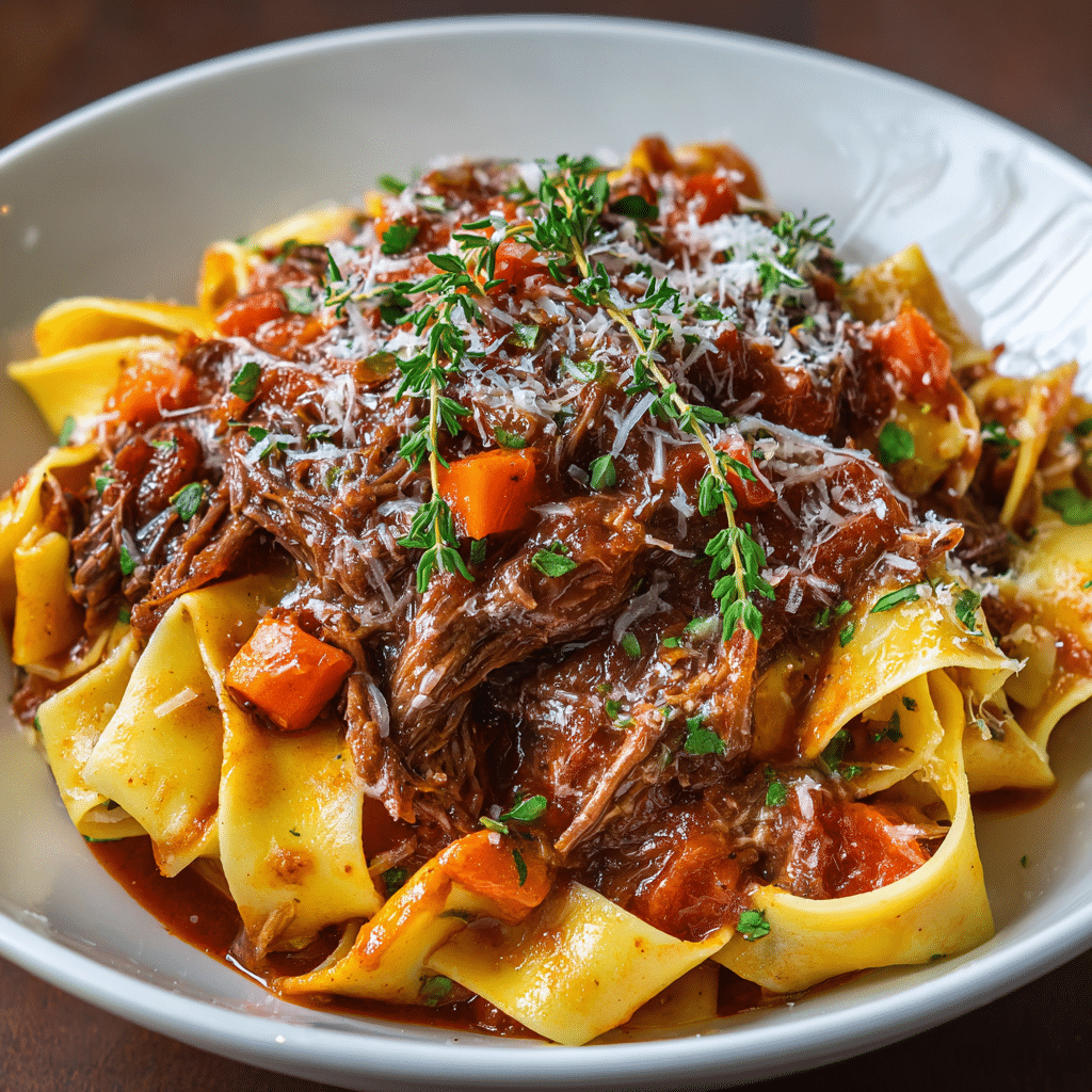 Healthy Slow Cooker Beef Ragu (Easy Weeknight Meal)