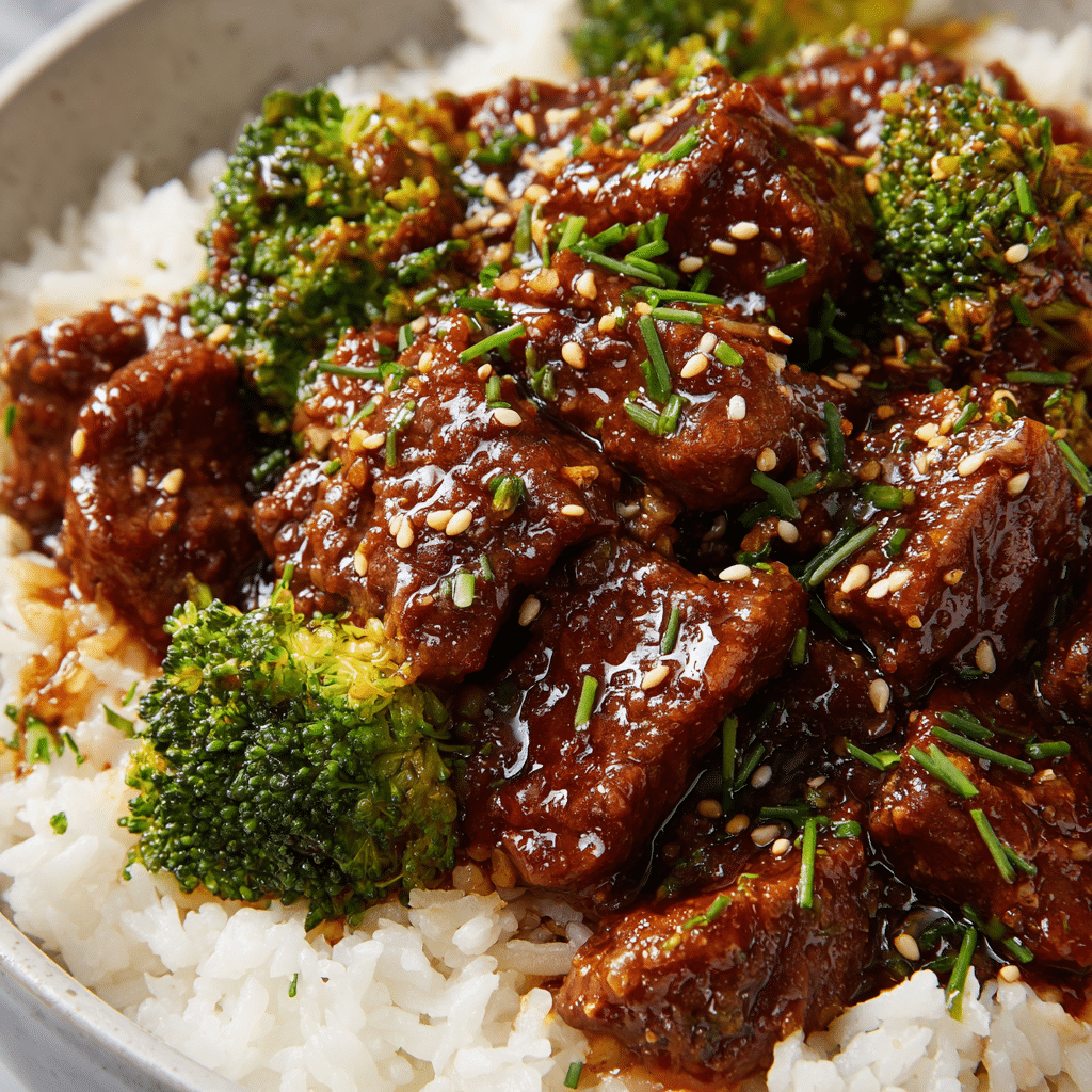 Instant Pot Beef and Broccoli with Honey Garlic Sauce
