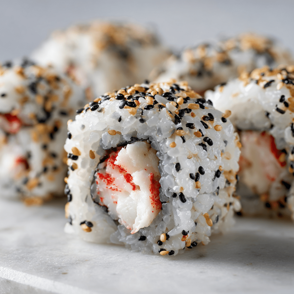 Spicy Crab Roll (Spicy Kani Roll Sushi)