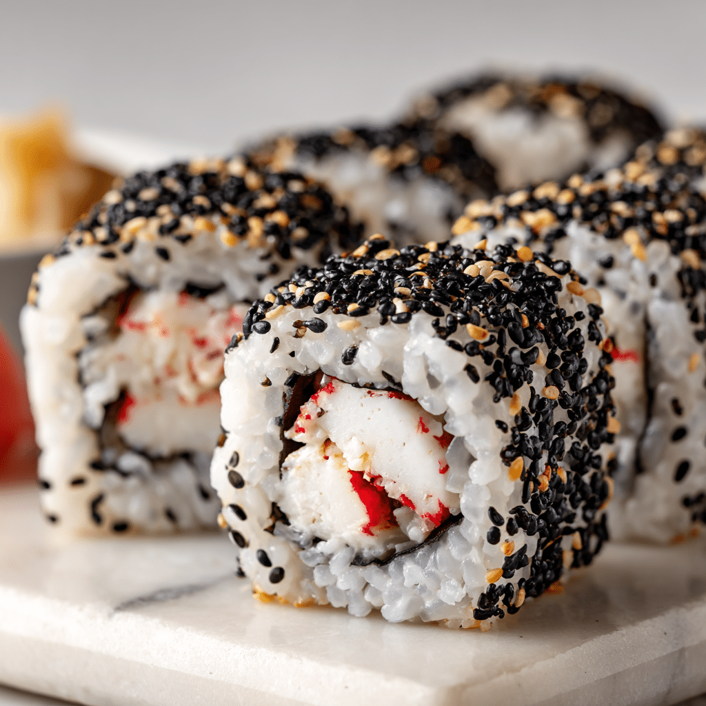 Spicy Crab Roll (Spicy Kani Roll Sushi)
