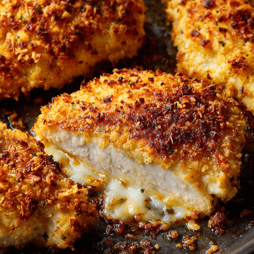 Longhorn Parmesan Crusted Chicken
