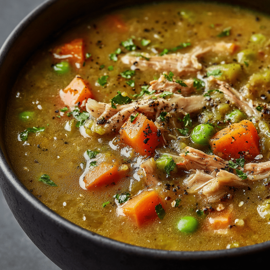 Slow Cooker Split Pea Soup