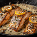 Creamy Lemon & Herb Salmon
