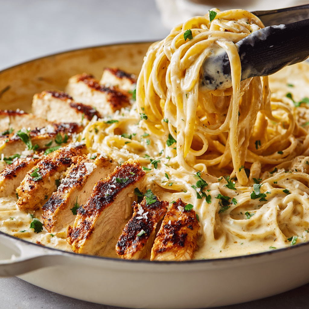 Blackened Chicken Alfredo