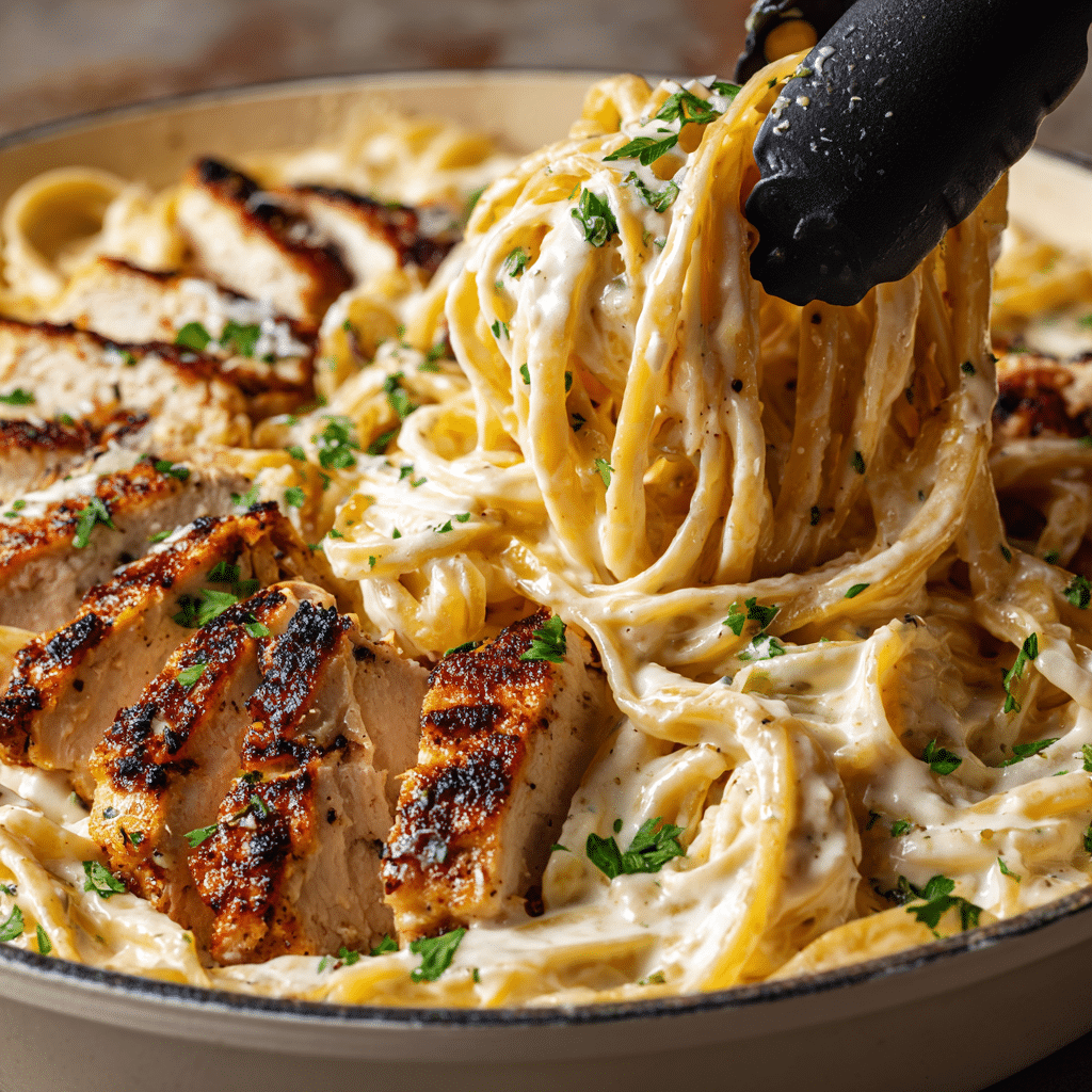 Blackened Chicken Alfredo
