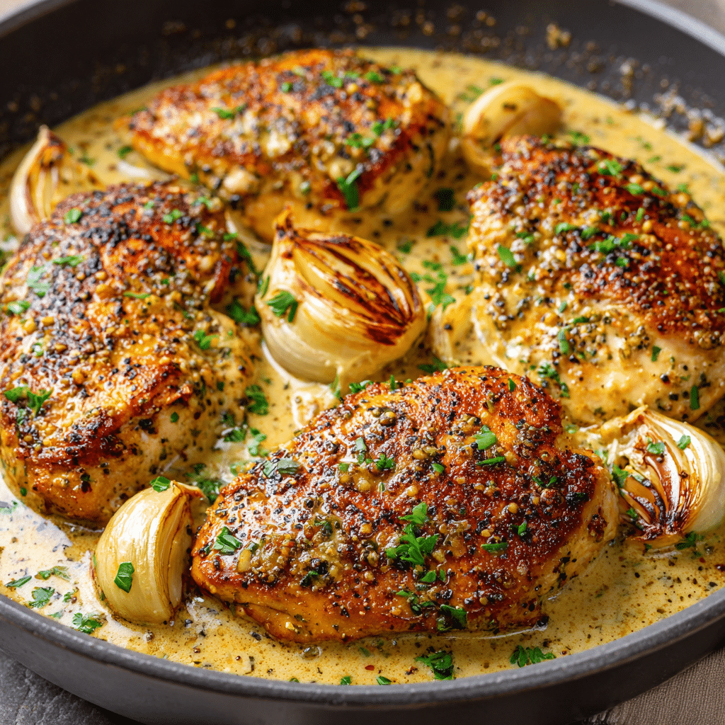 Creamy Garlic Chicken Breasts