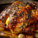 Lemon and Garlic Roast Chicken